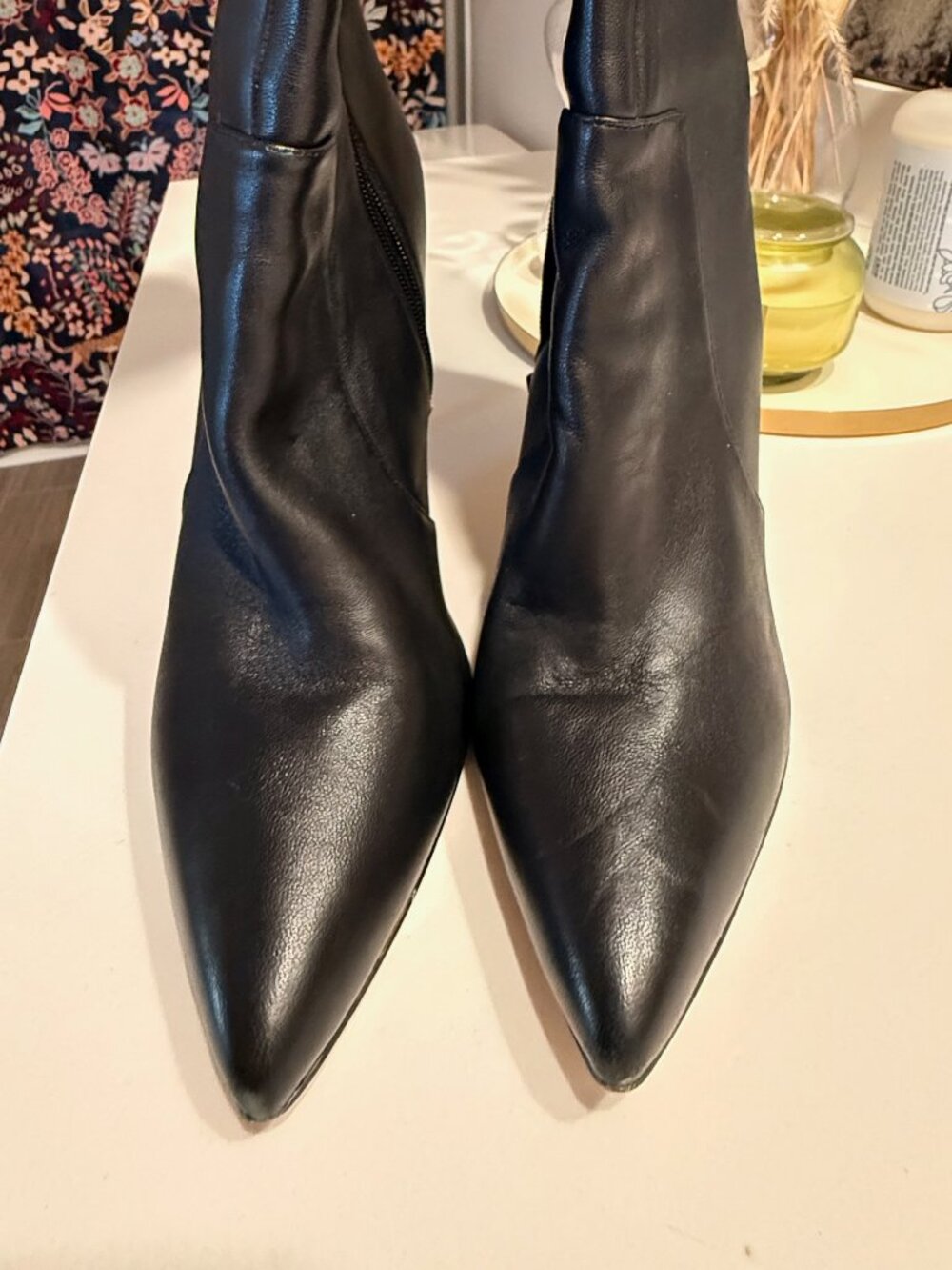 Nine West Taler Leather Dress Boots - Picture 2 of 4
